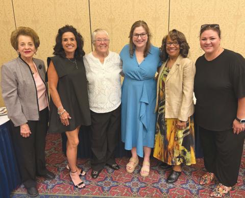 Left to Right Gerri Settoon, Tiani Glapion, Bernie Hambrice, Marcey Fradella, Yvonne Ben, Sara Felt.
