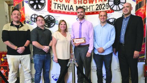 The St. Bernard Sheri 's O ce participated in the Family Violence Program of St. Bernard's 9th Annual Give A Hoot Trivia Night in support of the organization's mission to assist survivors of domestic violence. SBSO's team members are, from left: Sgt. Louis Mowers, Sgt. Andrew Mowers, Sgt. Darlene Ricks, Maj. Dennis Morgan, Dep. Noah Hutchinson, and Lt. Warren Chambon.