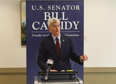 Senator Bill Cassidy held a press conference recently to celebrate the success of the Windfall Elimination Provision (WEP) and Government Pension O set (GPO), which were repealed by the Social Security Fairness Act, signed in January 2025. Public Servants such as police o cers, . re. ghters, and educators bene. ted from increased retirement bene. ts. Cassidy had worked on the e ort since he was in Congress in 2009.
