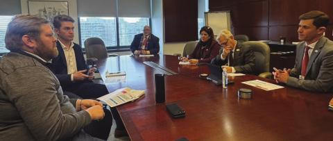 Rep. Bayham, State Officials Meet with Department of Transportation Regarding Highway 90 Bridges