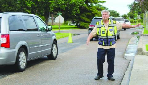 Richard Piergalski, who served as a St. Bernard Sheri 's O ce school Crossing Guard for 12 years at Arabi Elementary School, retired at the end of the 2025-26 school year.