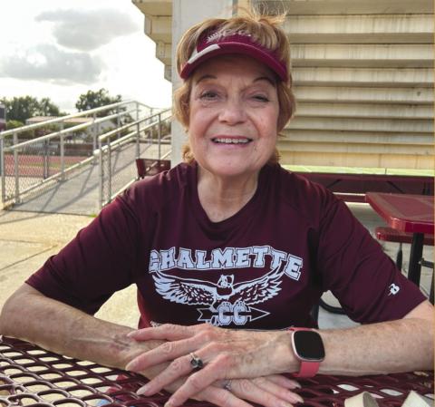 Coach Rosemary Gioia was selected to the Hall of Fame by the New Orleans Track Club for her dedication to her athletes, her sport, and the Chalmette High School community.