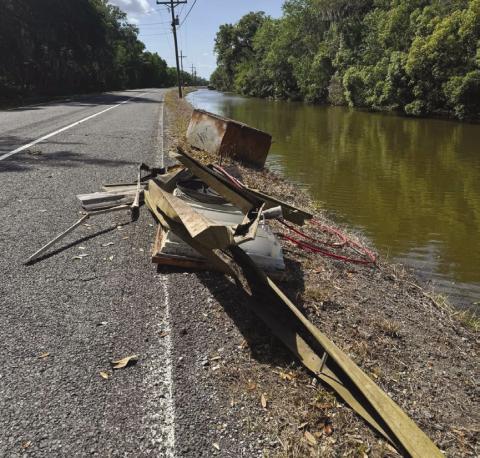 SBSO Hosts Litter Pick-Up Along Verret Canal