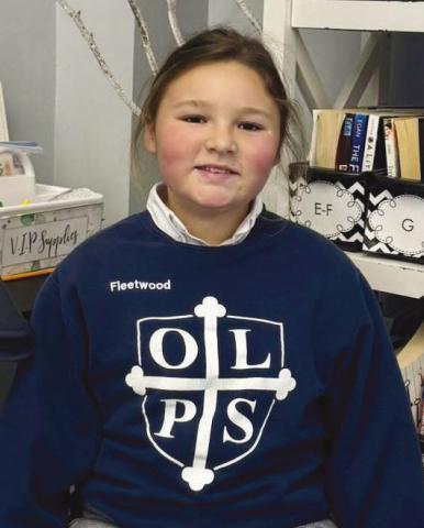 Emerson Fleetwood, a fourth grader from Our Lady of Prompt Succor School in Chalmette, will attend the National Youth Leadership Forum: Pathways to STEM, this summer on the campus of Rice University.