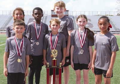 1st Place Overall Team Davies Elementary, from left: Luke Tassin, Kaylee Cameron, Brandon Chagnard, Braylie Areas, Ava Mancuso, Kali Serigne, Kyle Bauer, Thomas McMullin.