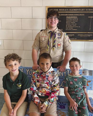 Local Eagle Scout Installs Buddy Benches At All St. Bernard Elementary Schools To Promote Kindness