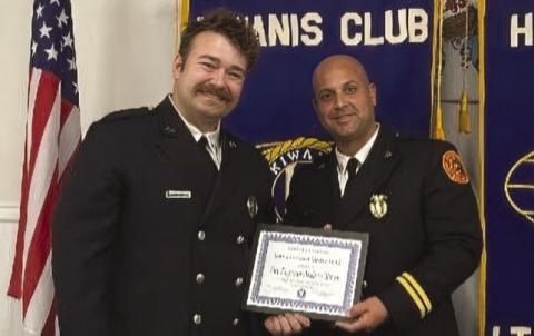 From left to right: Andrew Nixon, Fire Engineer and Ryan Roy, Fire Prevention Ocer
