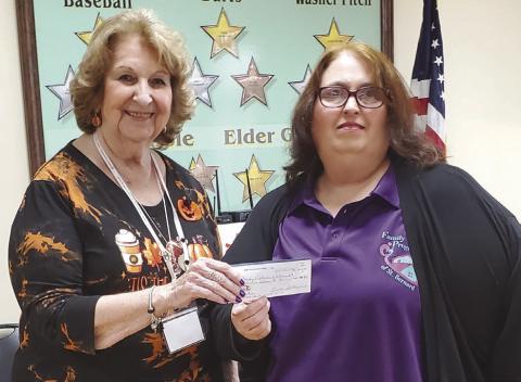 On Saturday, Oct. 25, 2025 AARP Chapter 3926 of St Bernard had a guest speaker from 'Family Violence of St Bernard' formerly St Bernard Battered Women. We welcomed guest speaker Angel Melerine to tell everyone about their organization and all the work they do in our parish. A $300 donation was presented by President Leona Galley to Angel Melerine.