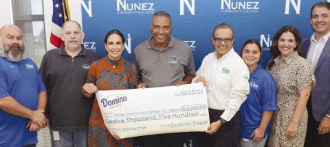 Domino Sugar Chalmette Refinery Donates $12,500 at Nunez Foundation Scholarship Breakfast