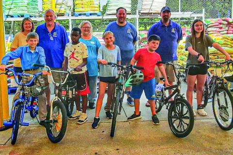 Kiwanis of St. Bernard-Arabi Sponsors Library's Read to Ride Program