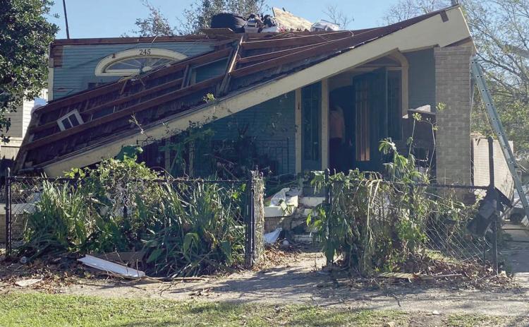 On December 14, a tornado caused major, destructive damage to homes and structures in Arabi.
