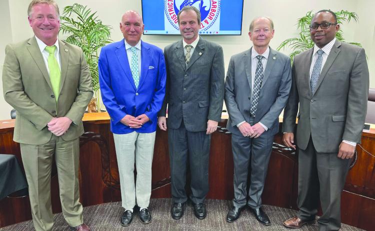 From left: Executive Director Drew Heaphy, Thomas Ajubita, David Kenney, Jr., Walter Cure IV, Larry Aisola, Jr.