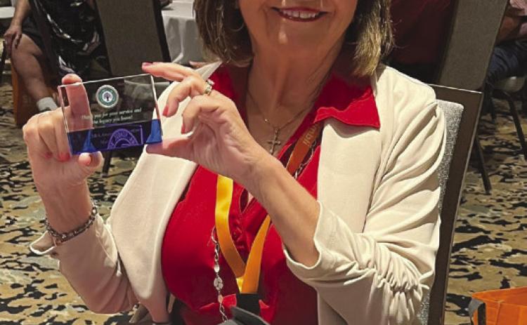 Diana Dysart was honored for her 44 years of service on the St. Bernard Parish School Board