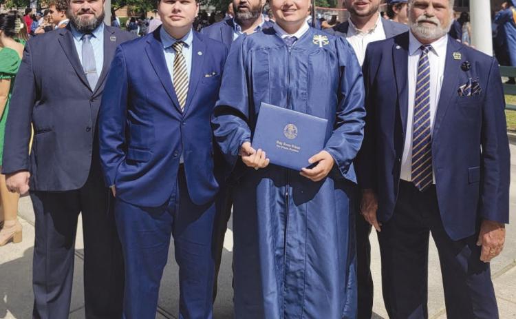 Chalmette resident Sean DeFraites represented the 4th generation of his family to graduate from Holy Cross High School.