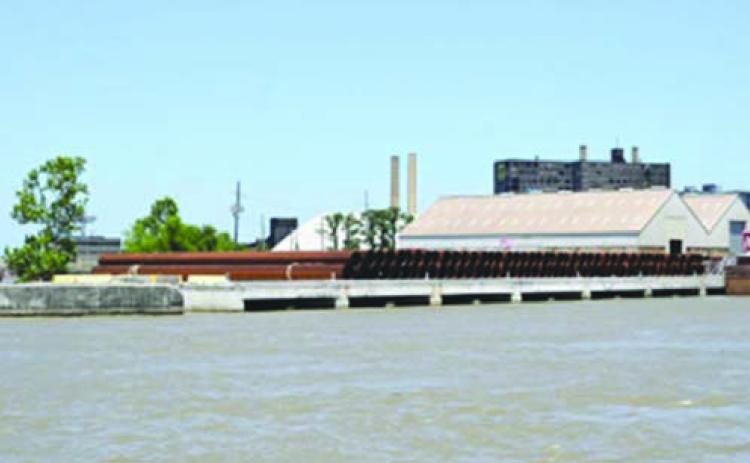 The newly rehabilitated 119-year-old Chalmette Slip. This rehabilitation was the highlight of 2025 for the port.