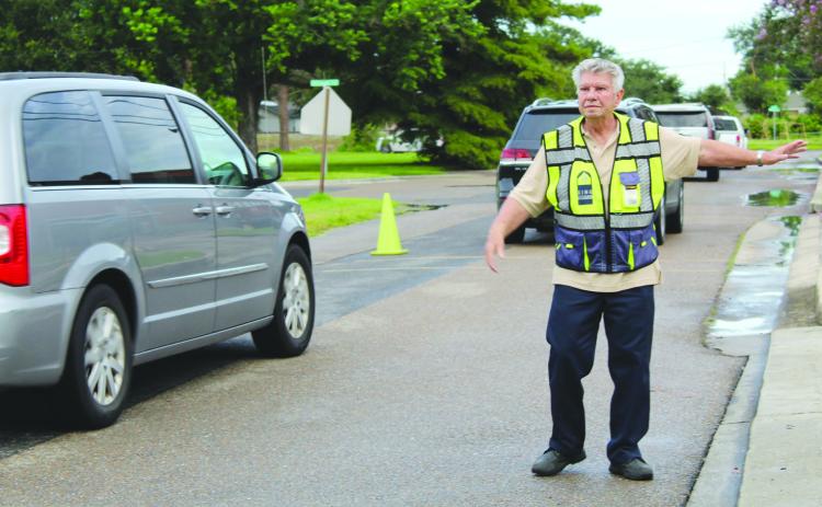 Richard Piergalski, who served as a St. Bernard Sheri 's O ce school Crossing Guard for 12 years at Arabi Elementary School, retired at the end of the 2025-26 school year.