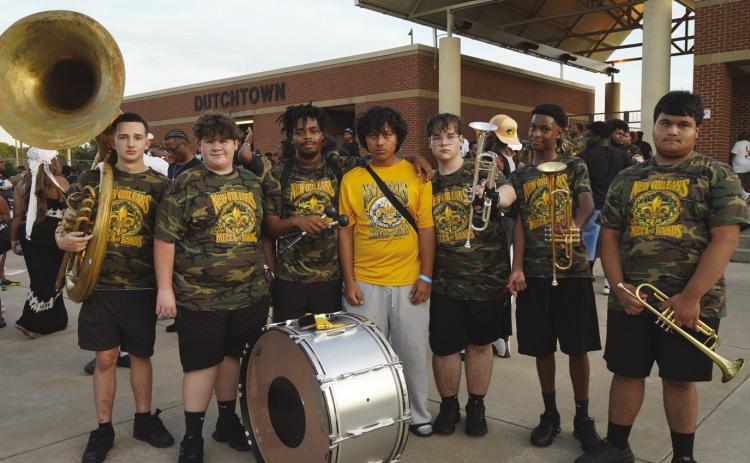 Deuce, Ayden, A’Shaad, Mark, Stephen, and Ronaldo with last year NOASB member Cesar at Dutchtown Stadium in Georgia for the Battle For The Culture VI.