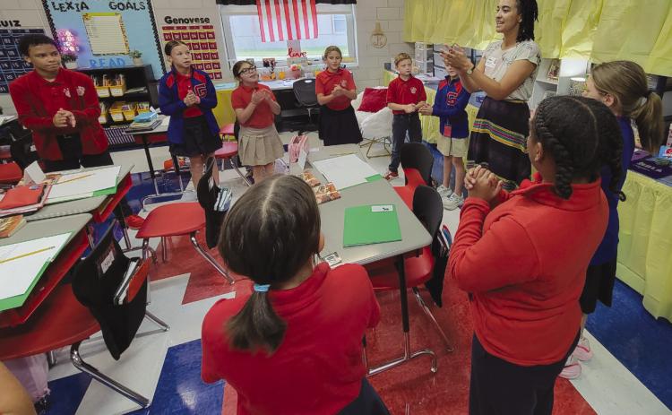 Eleanor Frederic-Humphrey teaches at Gauthier Elementary during the 2025 - 26 school year.