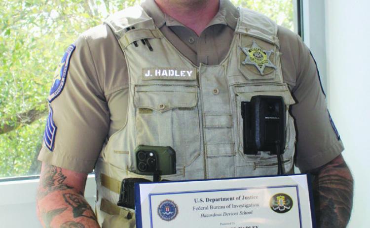 SBSO Sgt. Jacob Hadley Graduates From Hazardous Devices School