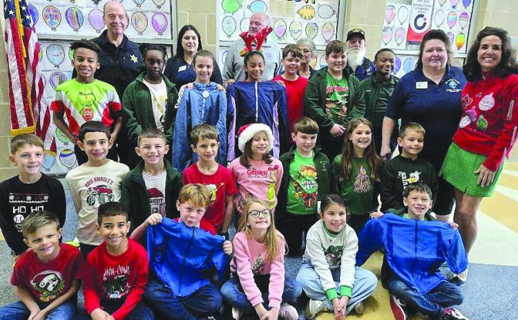 Knights of Columbus Council 8442 Donates More Than 150 Children’s Coats to Two Local Elementary Schools