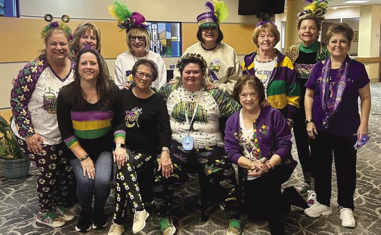 St. Bernard Community Volunteers Celebrate Mardi Gras With Residents at St. Margaret’s at Mercy