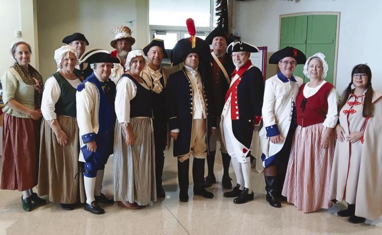 The Queen of Spain was greeted by the many historical reenactors who help celebrate St. Bernard's history.