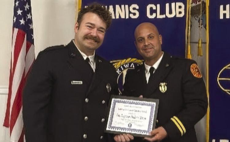 From left to right: Andrew Nixon, Fire Engineer and Ryan Roy, Fire Prevention Ocer