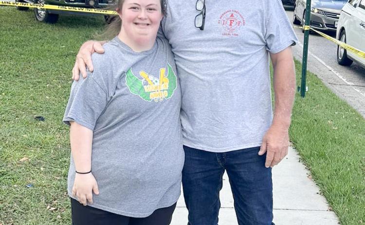 Firefighters, Parish President Collect Donations for League of Angels
